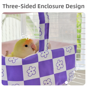 Φωλιά-κρεμάστρα παπαγάλου από ύφασμα, δροσερή καλοκαιρινή καταφύγιο; Υλικό: ύφασμα; Μάρκα: Άλλη; Κατάλληλο για Παπαγάλο