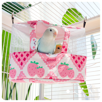Φωλιά-κρεμάστρα παπαγάλου από ύφασμα, δροσερή καλοκαιρινή καταφύγιο; Υλικό: ύφασμα; Μάρκα: Άλλη; Κατάλληλο για Παπαγάλο