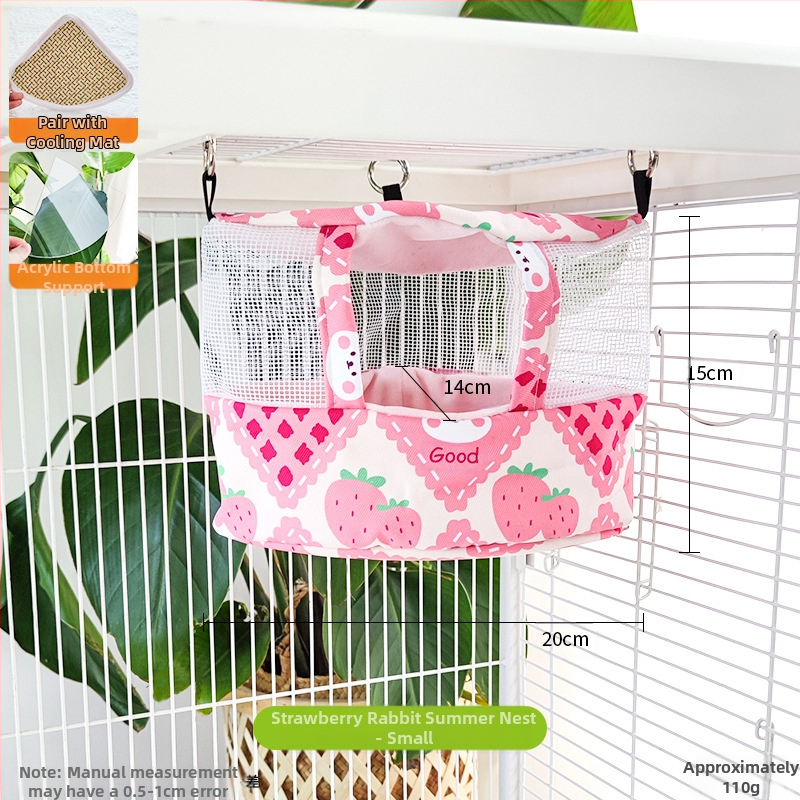 Φωλιά-κρεμάστρα παπαγάλου από ύφασμα, δροσερή καλοκαιρινή καταφύγιο; Υλικό: ύφασμα; Μάρκα: Άλλη; Κατάλληλο για Παπαγάλο