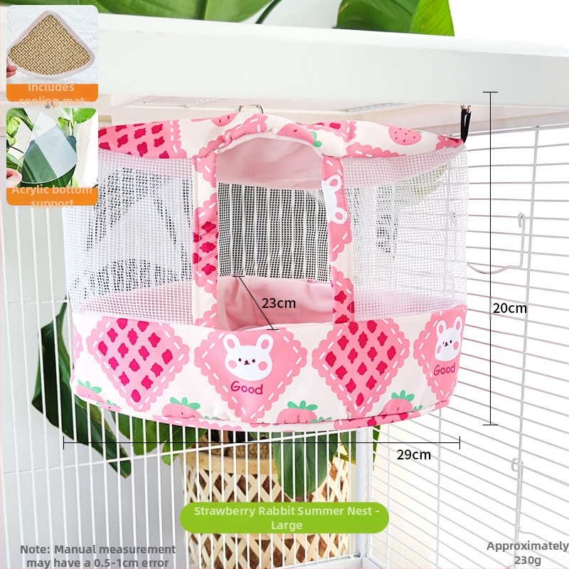 Φωλιά-κρεμάστρα παπαγάλου από ύφασμα, δροσερή καλοκαιρινή καταφύγιο; Υλικό: ύφασμα; Μάρκα: Άλλη; Κατάλληλο για Παπαγάλο