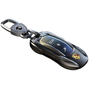 Θήκη κλειδιού Porsche – κράμα ψευδάργυρου, ανθεκτικό σε γρατζουνιές και στη σκουριά, ενσωματωμένο σιλικόνη και TPU, επαγγελματικό στυλ