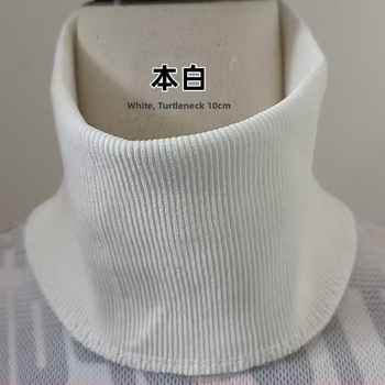 Αποσπώμενος ψηλός γιακάς με ραβδωτή υφή για βαμβακερά εσώρουχα, στυλ Ρωμαϊκού γιακά, άνοιξη 2025