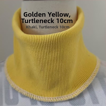 Αποσπώμενος ψηλός γιακάς με ραβδωτή υφή για βαμβακερά εσώρουχα, στυλ Ρωμαϊκού γιακά, άνοιξη 2025