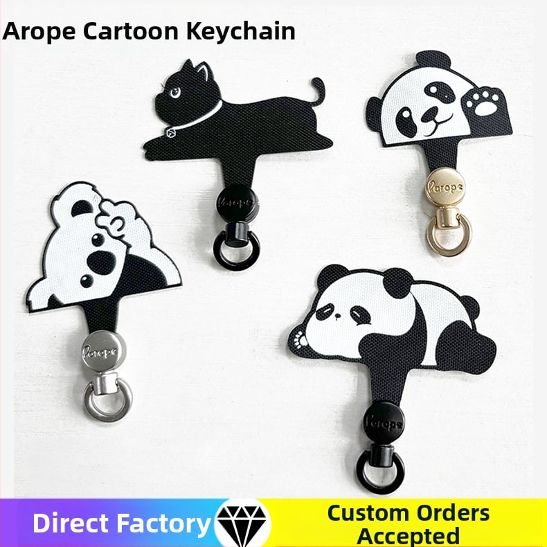 Arope шнур за мобилен телефон, въртене на 360°, нейлон, плетен дизайн, метална катарама