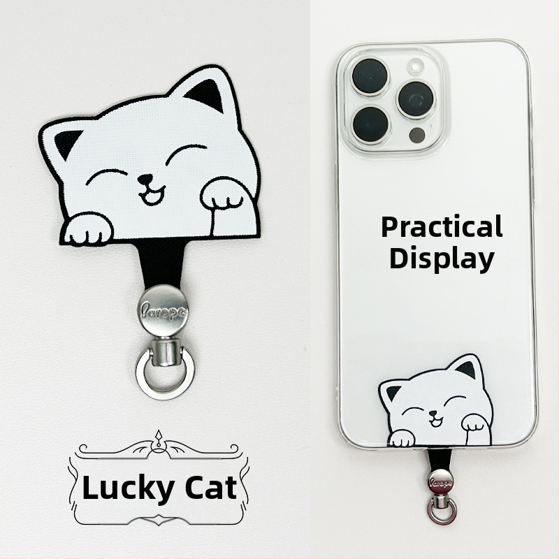 Arope шнур за мобилен телефон, въртене на 360°, нейлон, плетен дизайн, метална катарама