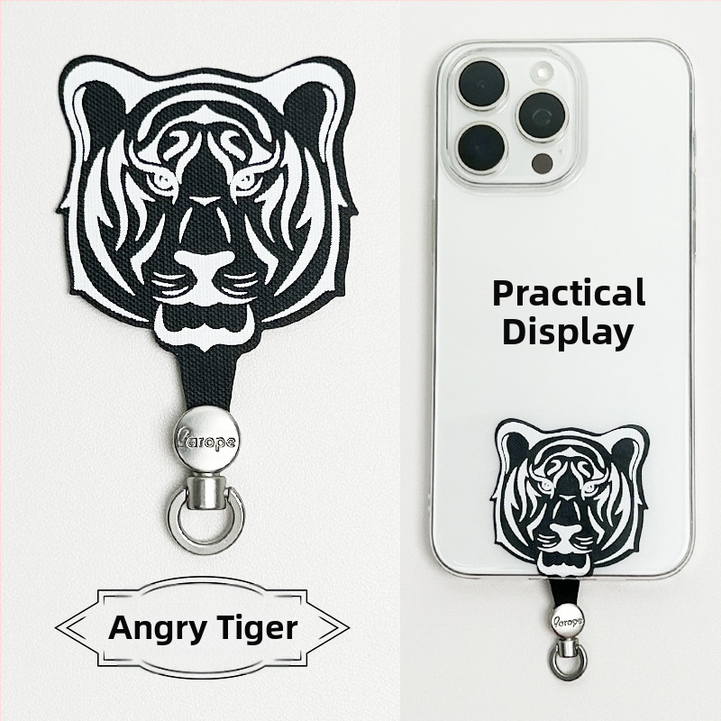 Arope шнур за мобилен телефон, въртене на 360°, нейлон, плетен дизайн, метална катарама