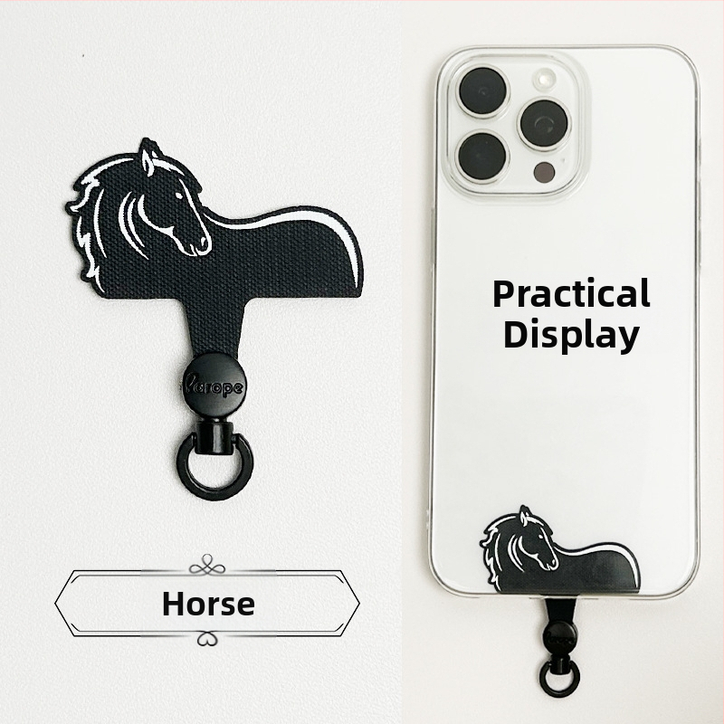 Arope шнур за мобилен телефон, въртене на 360°, нейлон, плетен дизайн, метална катарама