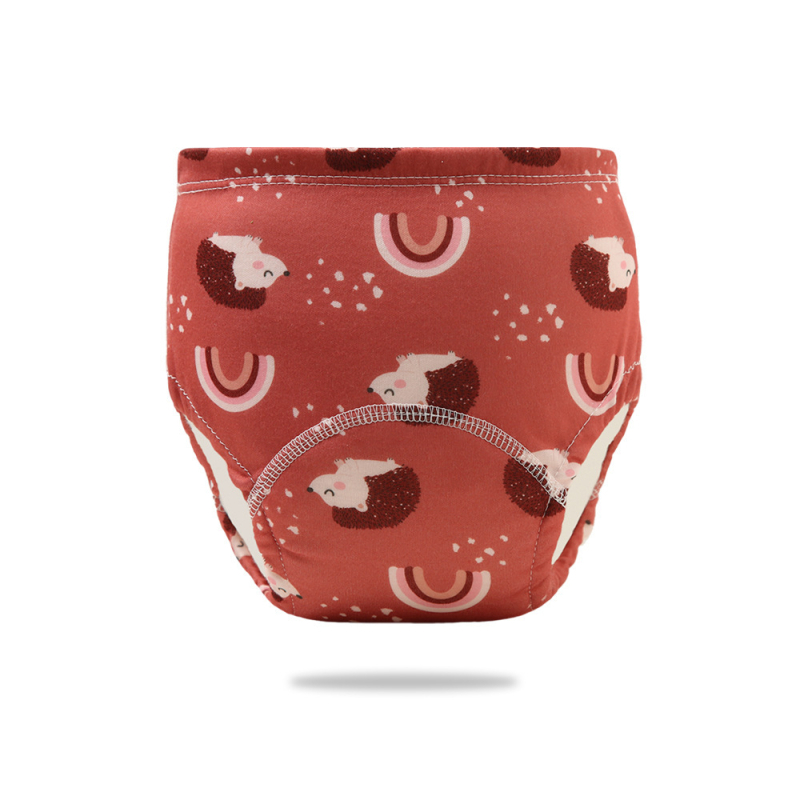 Бебешки обучителни панталони за тоалетата – екологична памучна материя, безопасност клас A, изпираеми, подходящи за тегло 8–20 кг