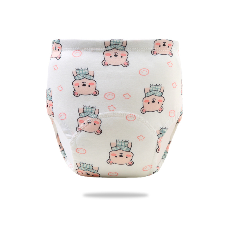 Бебешки обучителни панталони за тоалетата – екологична памучна материя, безопасност клас A, изпираеми, подходящи за тегло 8–20 кг
