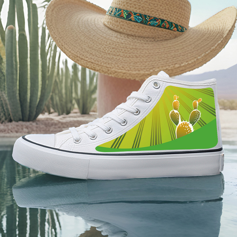 Καμβά sneakers unisex για ενήλικες, με βυλκανιζεμένη σόλα από καουτσούκ, κορδόνια μπροστά, μεσαίο ύψος επάνω 3–7 εκ.