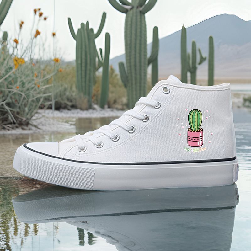 Καμβά sneakers unisex για ενήλικες, με βυλκανιζεμένη σόλα από καουτσούκ, κορδόνια μπροστά, μεσαίο ύψος επάνω 3–7 εκ.