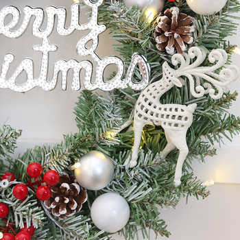 Χριστουγεννιάτικο στεφάνι πόρτας; Υλικό: ξύλο, PVC; Μάρκα: Cainuo Strength Factory; Κωδικός προϊόντος: hkFNfeEy; Στυλ: Άλλο; Εορταστικό: Χριστούγεννα