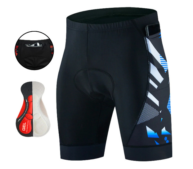 Κοντό παντελόνι ποδηλασίας με επένδυση σιλικόνης, διαπνέον, καλοκαίρι, unisex