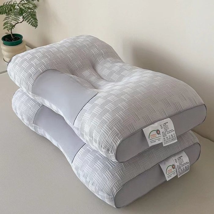 Възглавница Water Cube Spa за възрастни, правоъгълна форма, пълнеж полиестерно влакно, тегло 1 кг, миеща се