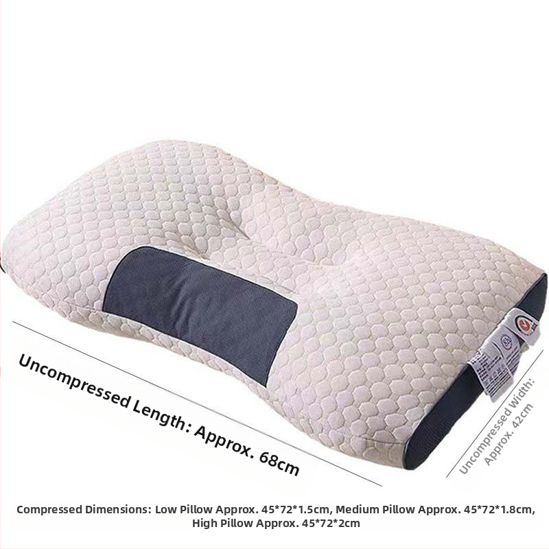 Възглавница Water Cube Spa за възрастни, правоъгълна форма, пълнеж полиестерно влакно, тегло 1 кг, миеща се