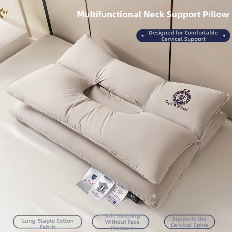 Възглавница Water Cube Spa за възрастни, правоъгълна форма, пълнеж полиестерно влакно, тегло 1 кг, миеща се