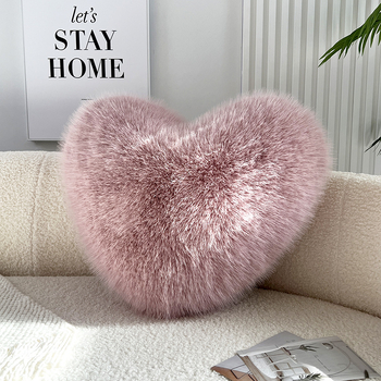 Сърцевидна възглавница с покритие от полиестерни влакна, модел 10122, процес на тъкане 10122, напълнител химически влакна