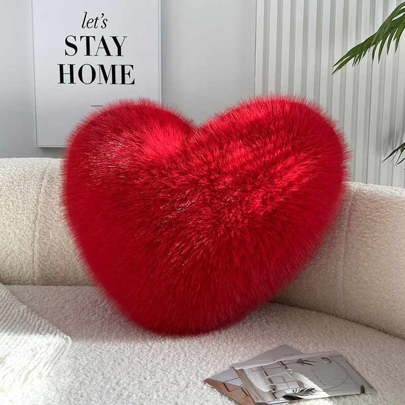 Μαξιλάρι καρδιάς με κάλυμμα από πολυεστερικές ίνες, μοτίβο 10122, διαδικασία ύφανσης 10122, γέμισμα από χημικές ίνες