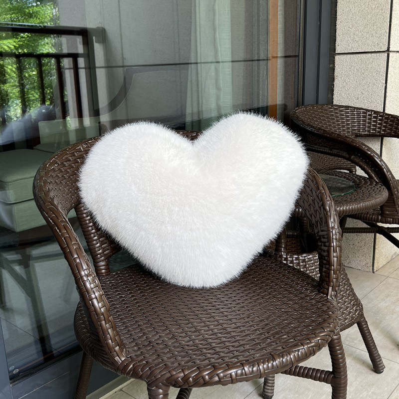 Μαξιλάρι καρδιάς με κάλυμμα από πολυεστερικές ίνες, μοτίβο 10122, διαδικασία ύφανσης 10122, γέμισμα από χημικές ίνες