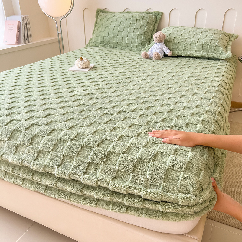 Φιτ σετ σεντονιού κρεβατιού από την Juxiangge με εκτύπωση tie-dye και μη τυποποιημένη ύφανση