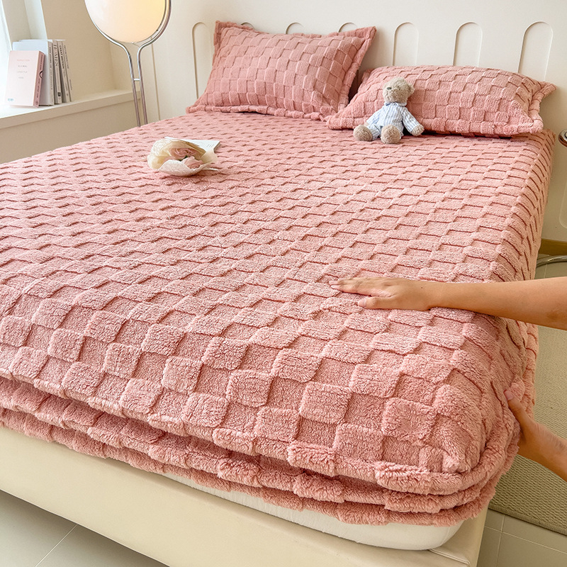 Φιτ σετ σεντονιού κρεβατιού από την Juxiangge με εκτύπωση tie-dye και μη τυποποιημένη ύφανση