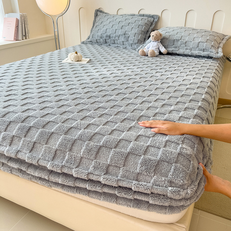 Φιτ σετ σεντονιού κρεβατιού από την Juxiangge με εκτύπωση tie-dye και μη τυποποιημένη ύφανση