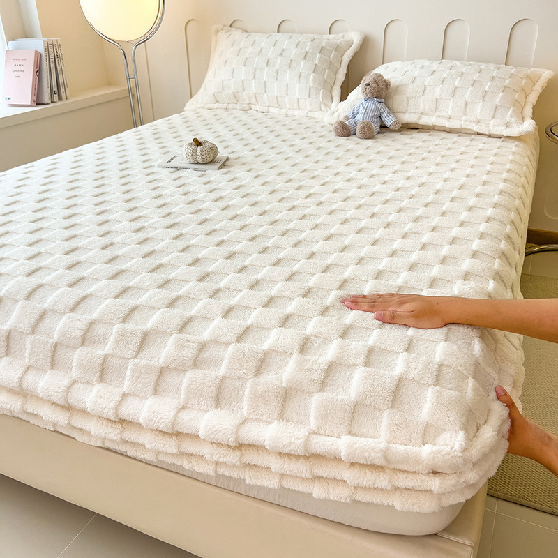 Φιτ σετ σεντονιού κρεβατιού από την Juxiangge με εκτύπωση tie-dye και μη τυποποιημένη ύφανση