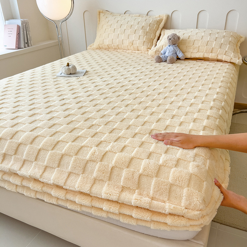 Φιτ σετ σεντονιού κρεβατιού από την Juxiangge με εκτύπωση tie-dye και μη τυποποιημένη ύφανση