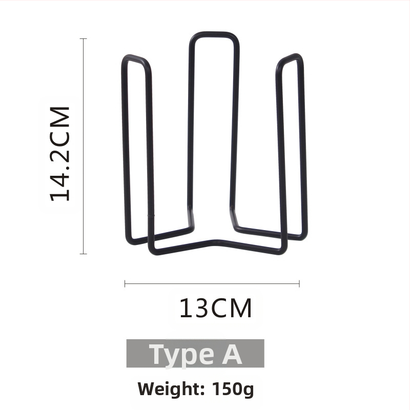 Дренажна поставка за чинии – Железна тел, модерен стил, сушене и съхранение в кухнята, въведена през 2024 г.
