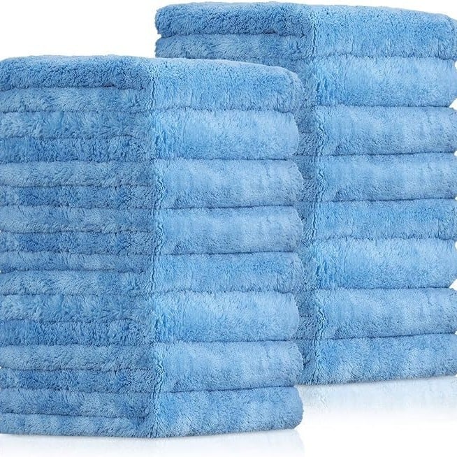 Mikropluošto automobilių rankšluostis, be kraštų, 550gsm, siūlų technologija: Ply/AB/švelniai suverpta siūlė, daugiafunkcinis, sugertis 5–10