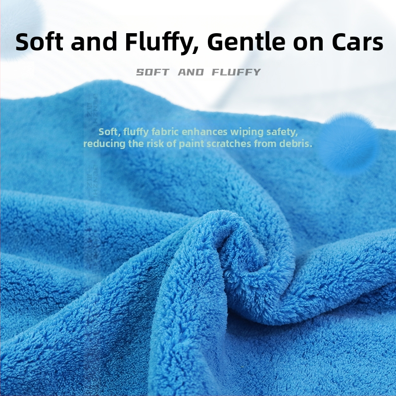 Микрофибър кърпа за кола, без кантове, 550 г/м², прежда Ply/AB/слабо завита, многофункционална, висока попиваемост 5–10