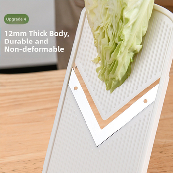 Xishuo Πολυλειτουργικός κόφτης για λάχανο και λαχανικά — ABS σώμα, μοντέρνος μινιμαλιστικός σχεδιασμός, δυνατότητα εκτύπωσης λογότυπου