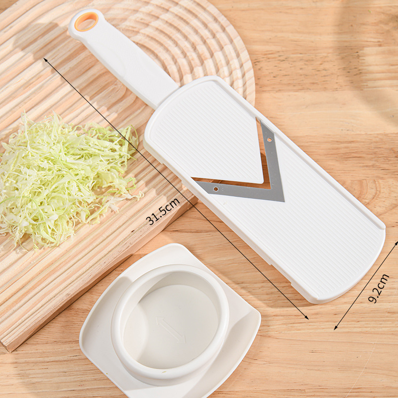 Xishuo Πολυλειτουργικός κόφτης για λάχανο και λαχανικά — ABS σώμα, μοντέρνος μινιμαλιστικός σχεδιασμός, δυνατότητα εκτύπωσης λογότυπου