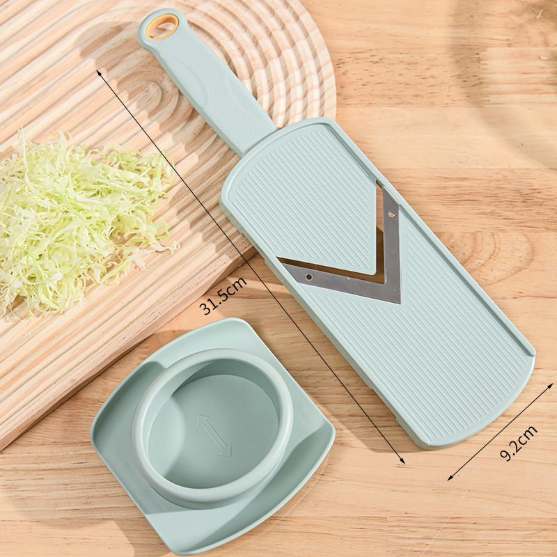 Xishuo Πολυλειτουργικός κόφτης για λάχανο και λαχανικά — ABS σώμα, μοντέρνος μινιμαλιστικός σχεδιασμός, δυνατότητα εκτύπωσης λογότυπου