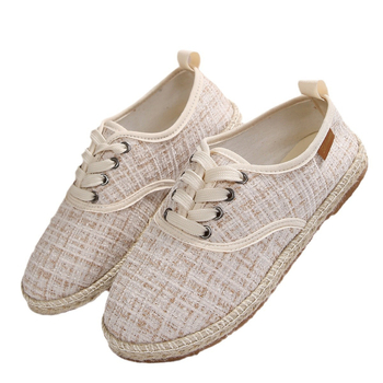 Γυναικείες παπούτσια τύπου ψαράδων με στρογγυλό δάχτυλο, σουέντ επάνω μέρος, χαμηλό ύψος, αναπνεύσιμη καουτσούκ σόλα