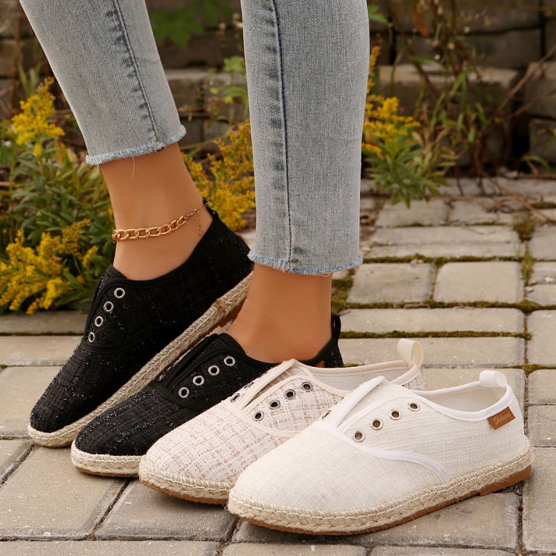 Sieviešu zvejas kurpes ar apaļu purnu, zamšņa augšdaļa, gumijas zole, zems augšdaļa, elpojošas