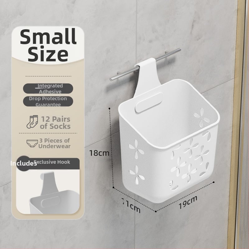 Plastikinis vonios kambario skalbinių krepšys, sieninis, sulankstomas, skirtas purviniems drabužiams