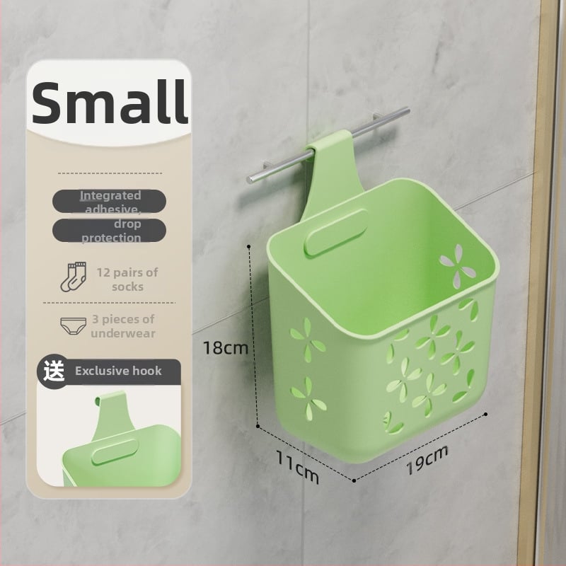 Plastikinis vonios kambario skalbinių krepšys, sieninis, sulankstomas, skirtas purviniems drabužiams