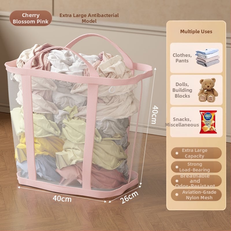 Sieninis skalbinių krepšys didelės talpos, sulankstomas, Jiang xu