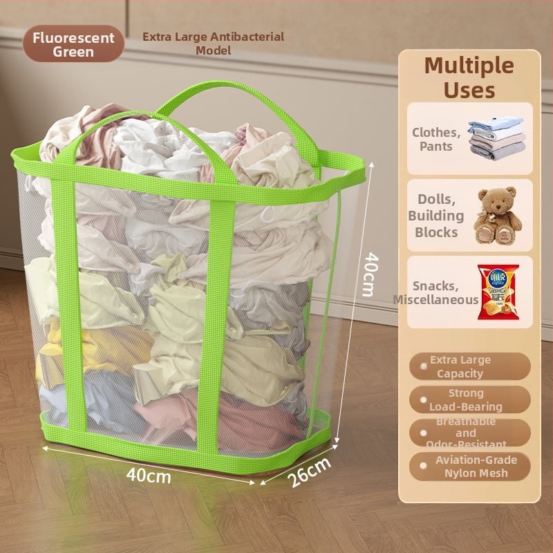 Sieninis skalbinių krepšys didelės talpos, sulankstomas, Jiang xu
