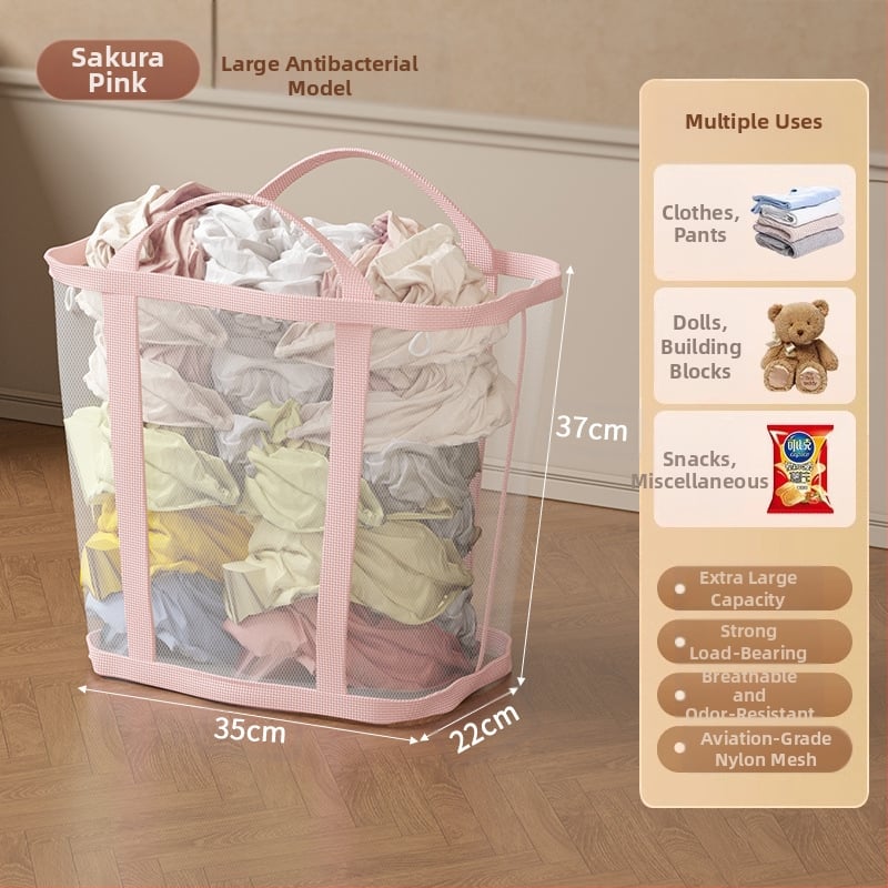 Sieninis skalbinių krepšys didelės talpos, sulankstomas, Jiang xu
