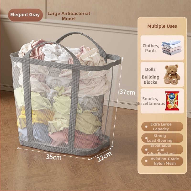Sieninis skalbinių krepšys didelės talpos, sulankstomas, Jiang xu