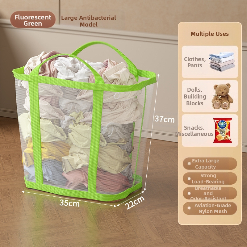 Sieninis skalbinių krepšys didelės talpos, sulankstomas, Jiang xu