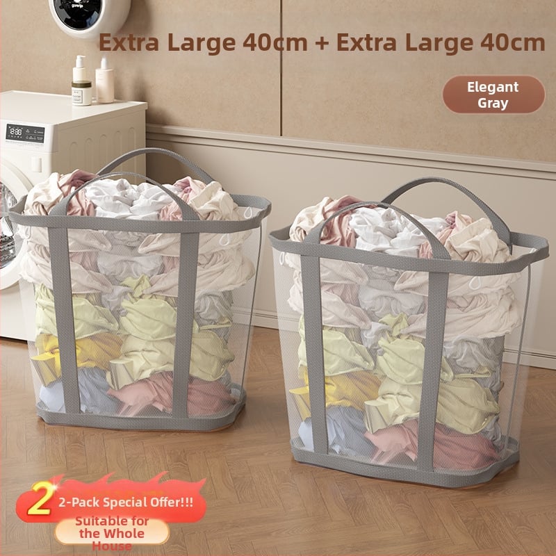 Sieninis skalbinių krepšys didelės talpos, sulankstomas, Jiang xu