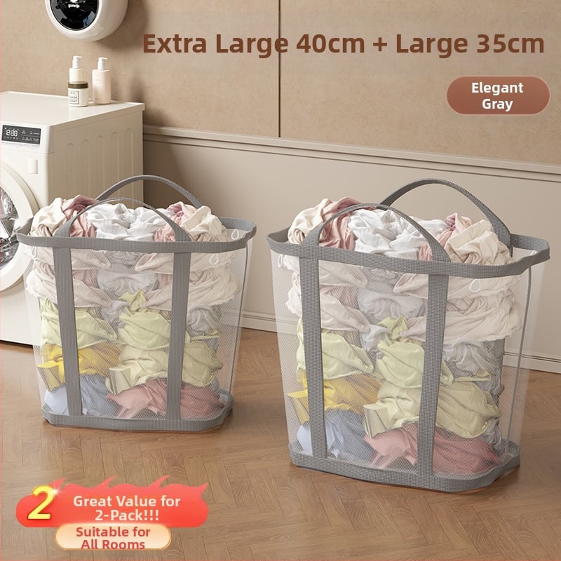 Sieninis skalbinių krepšys didelės talpos, sulankstomas, Jiang xu