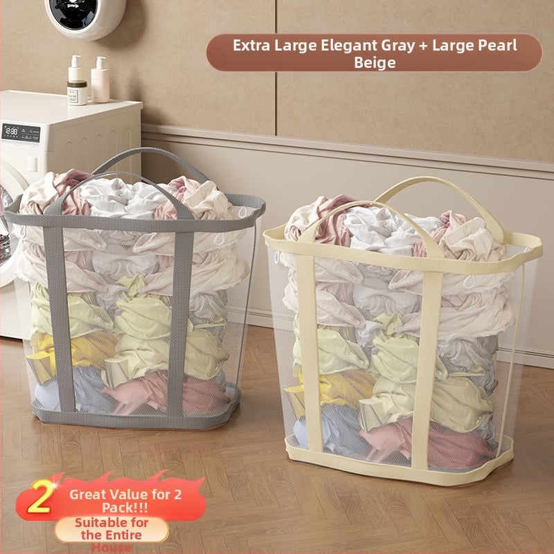 Sieninis skalbinių krepšys didelės talpos, sulankstomas, Jiang xu