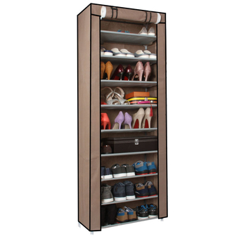 Ραφιέρα για παπούτσια με πάνω από 8 ράφια – προστασία από σκόνη, φορητή, εγκατάσταση χωρίς τρύπες, από μη υφαντό ύφασμα