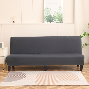 Sulankstomas sofų-lova užvalkalas – pilnas dengiamas, be rankų atramų, elastinis, visoms sezonoms, poliesterio mišinys