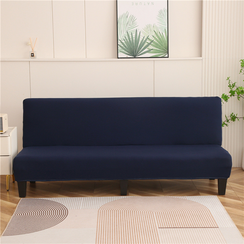 Sulankstomas sofų-lova užvalkalas – pilnas dengiamas, be rankų atramų, elastinis, visoms sezonoms, poliesterio mišinys