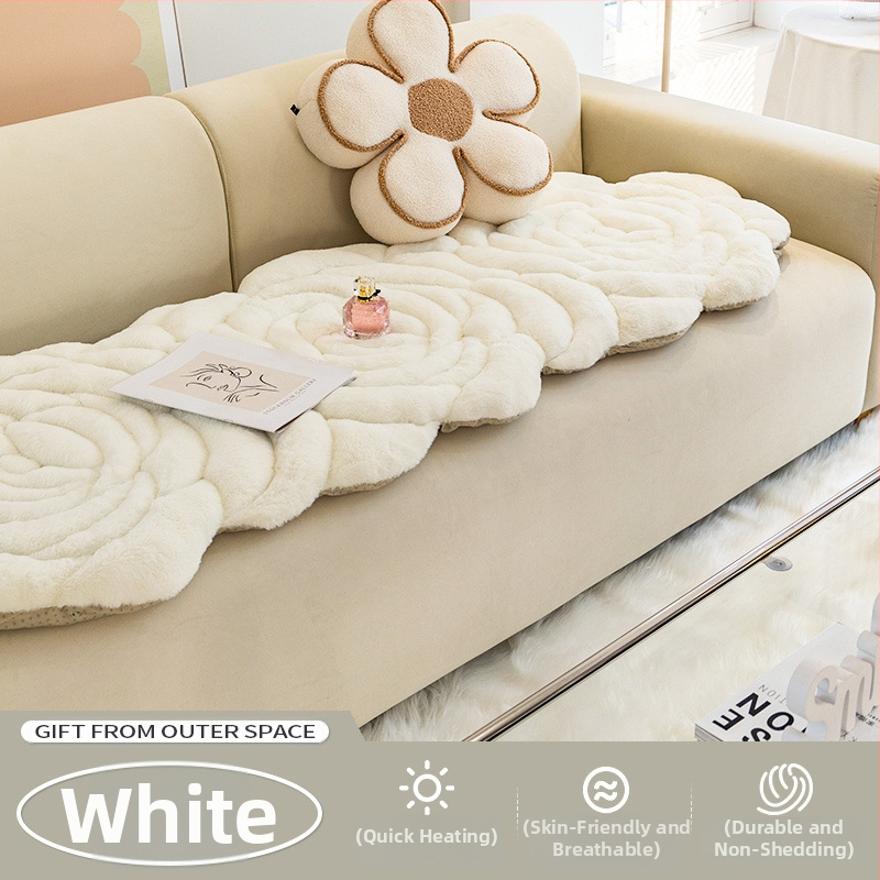 Nereguliarios formos pliušinė sofa pagalvėlė su augalų ir gėlių raštu, paprastas ir šiuolaikinis stilius, Tiger prekės ženklas